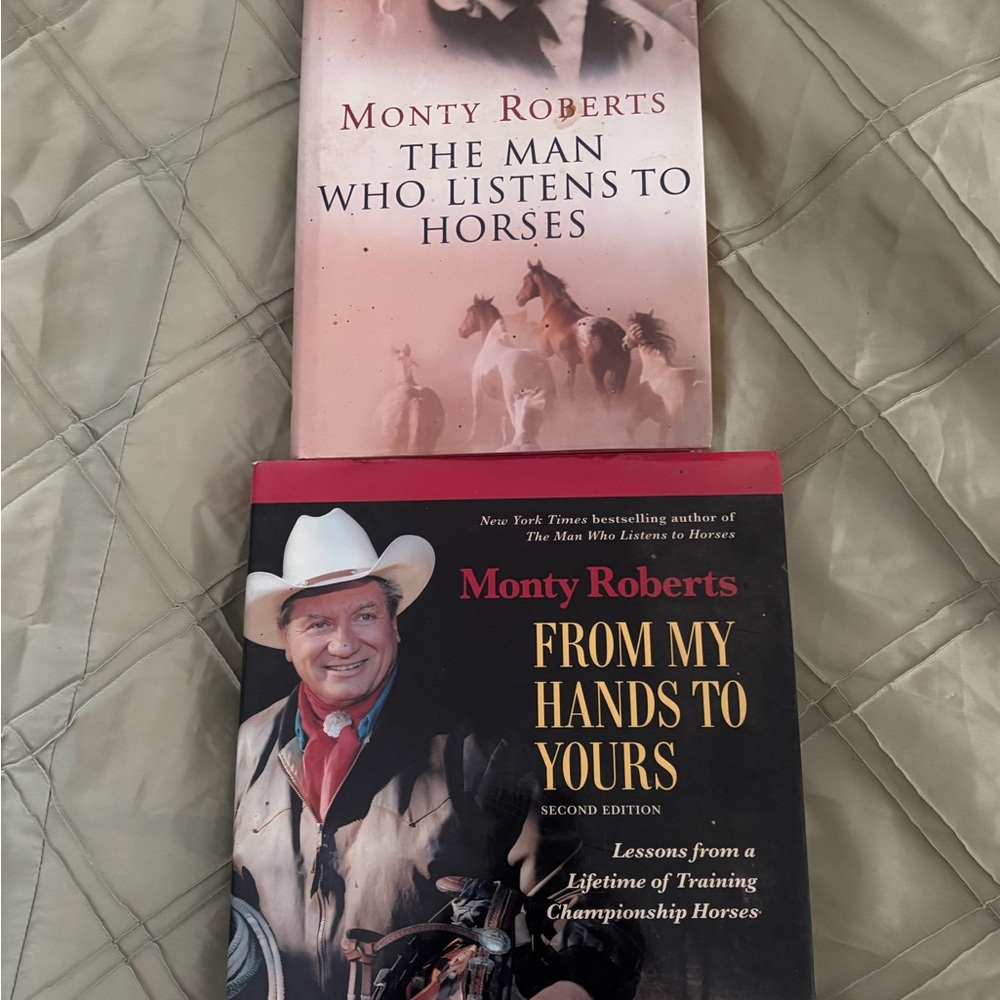 Two Monty Roberts books. GVC. 1996/2002